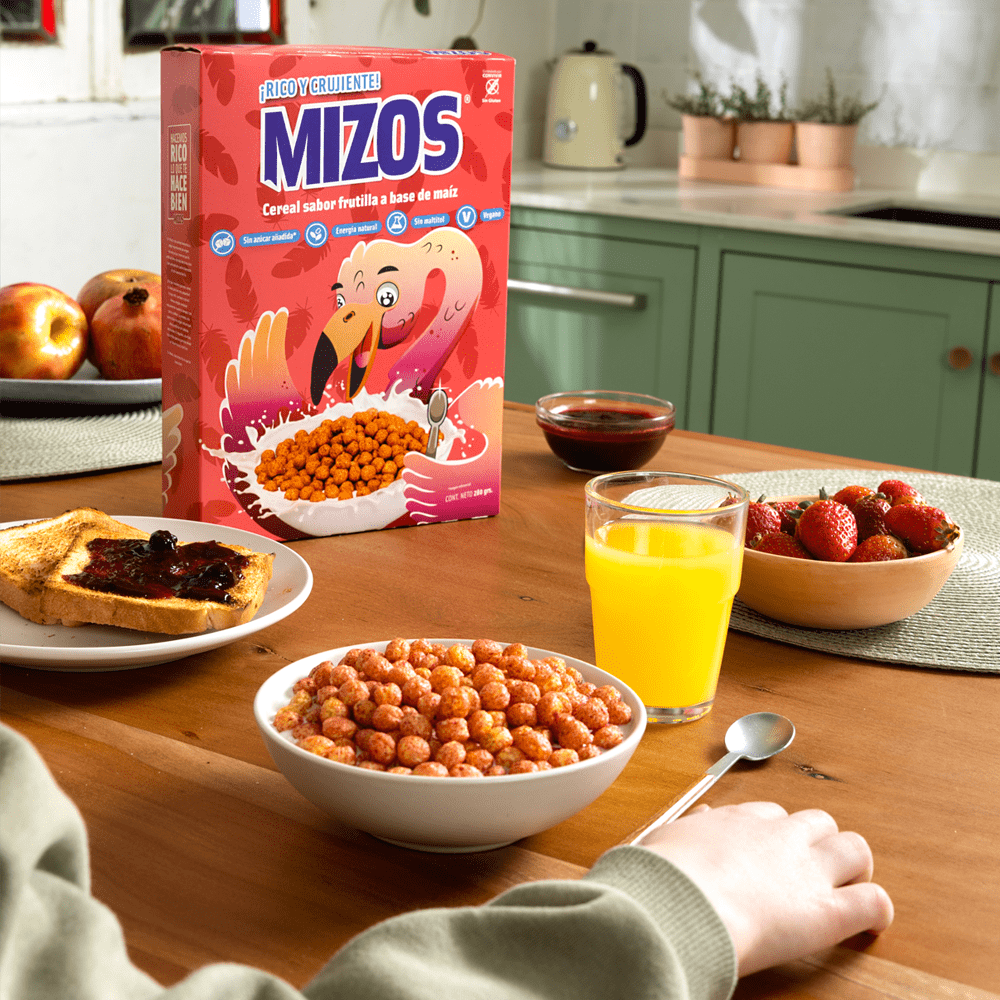 Cereal Mizos Frutilla 280 gr
