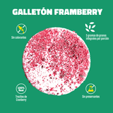 Galletón de Arroz Framberry 115 gr - Pack 4x2 un
