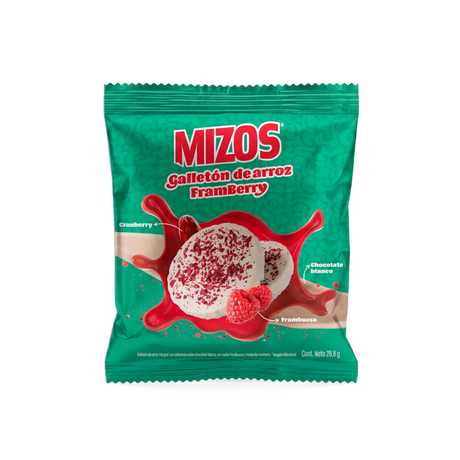 Galletón de Arroz Framberry 115 gr - Pack 4x2 un