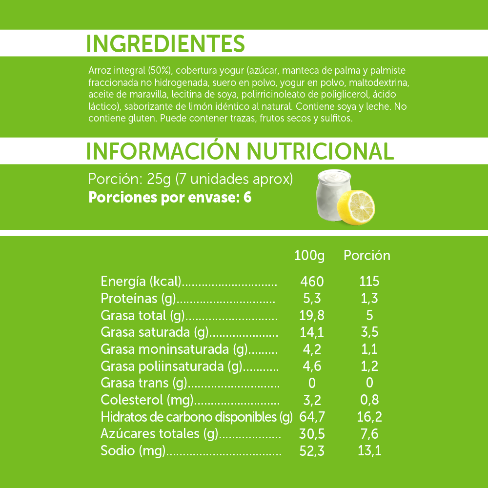 Mizos Yogurt Limón - 150 gr